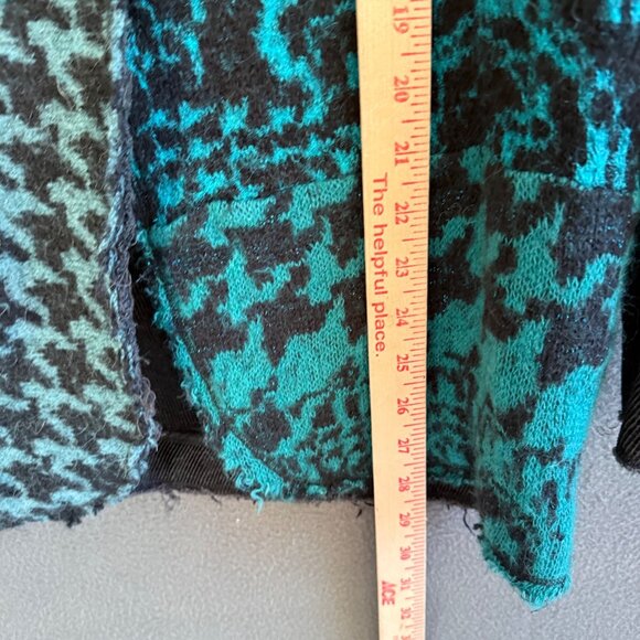 Free People Women's Blazer Jacket Sz M Black Combo Wool Blend Better Together - Picture 9 of 14